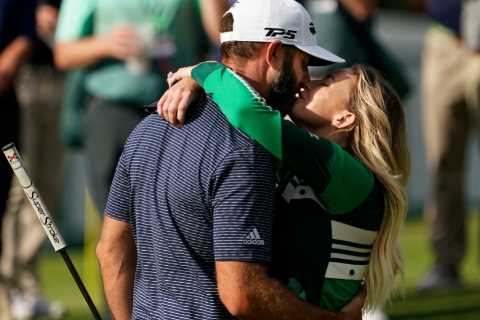 The glam Masters WAGs who dazzle the fairways – from Dustin Johnson’s fiancee Paulina Gretzky to..