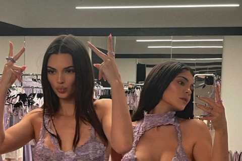 Kardashian fans insist Kylie Jenner got a ‘BOOB JOB’ as she looks bustier than ever with sister..