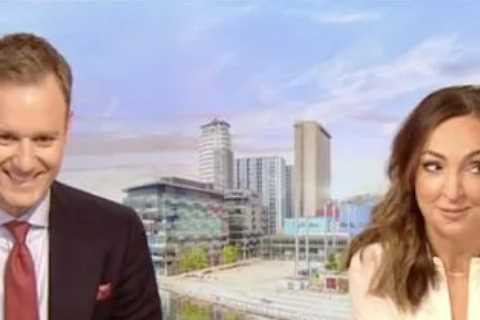 BBC Breakfast’s Sally Nugent leaves Dan Walker red-faced as she swipes at him leaving show live on..