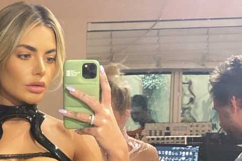 Love Island’s Megan Barton Hanson strips to VERY skimpy lingerie for eye-popping shoot with Lottie..