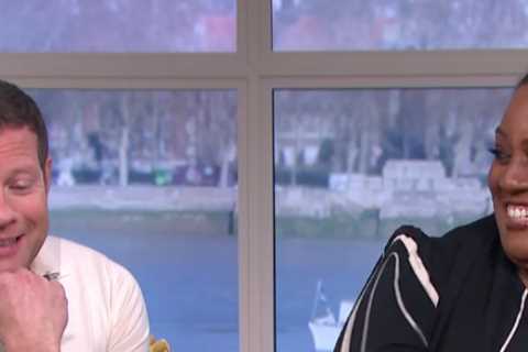 Flirty Alison Hammond shamelessly asks This morning guest if he wants to cuddle her ‘pillows’ in..