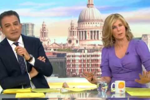 Good Morning Britain viewers in hysterics as Sean Fletcher cracks VERY rude joke – leaving Kate..
