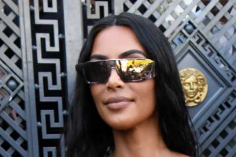 See the wildest Kardashian wedding guest looks featuring Kim’s NEON dress as sisters are accused of ..