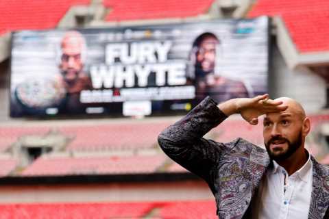 Tyson Fury wants to ‘put on a show’ for record Wembley crowd in Dillian Whyte showdown, claims..