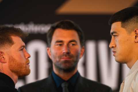 Canelo Alvarez rejected catchweight fight against Dmitry Bivol, reveals Hearn, as Mexican shows off ..