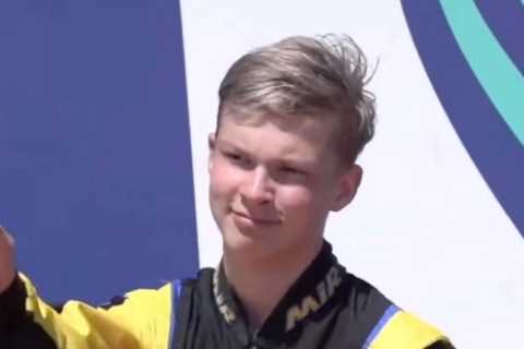 Russian go-karting champ, 15, investigated after appearing to do Nazi salute on podium before..