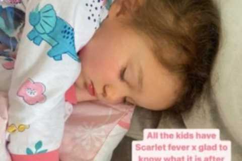 Helen Flanagan’s kids struck down with Scarlet fever days after she begged fans for help as son..