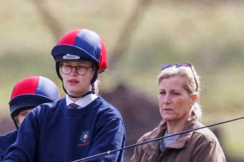 Lady Louise Windsor pays tribute to grandfather Prince Philip at carriage-driving event on..
