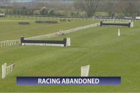 Racing abandoned at Wincanton as jockey suffers horror fall and two air ambulances required