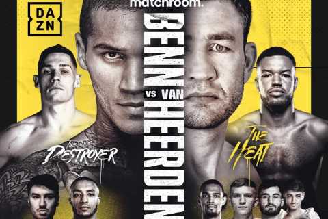 Eddie Hearn claims Chris van Heerden will be Conor Benn’s final test before he steps up to elite..