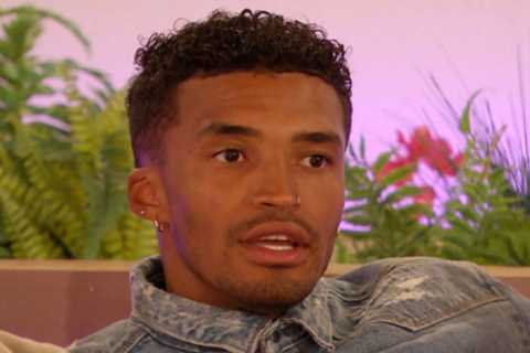 Love Island’s Michael Griffiths looks unrecognisable with long curly hair as he ‘goes back to the..