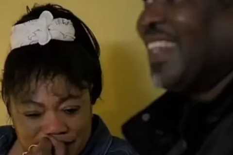 Mum breaks down in tears as lounge where she almost died gets makeover on The Great Home..