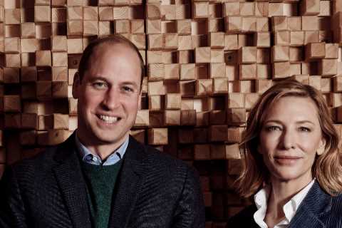 Prince William tells Cate Blanchett he is ‘stubborn optimist’ over tackling climate change in..