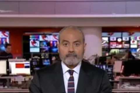BBC presenter George Alagiah makes emotional return eight years to the day he was diagnosed with..