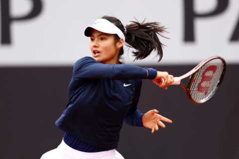 Emma Raducanu thrashed in Billie Jean King Cup playoffs as Brit suffers painful foot blisters in..