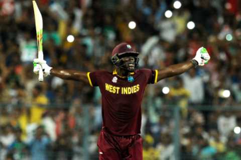 West Indies hero Carlos Brathwaite has car stolen AND out for golden duck on English club cricket..