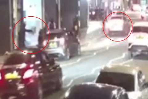 Terrifying moment gun is aimed at Amir Khan during theft of his £71,000 watch