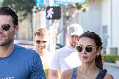 Mark Wright fans spot cheeky detail in photo of him and Michelle Keegan wearing their new gym brand
