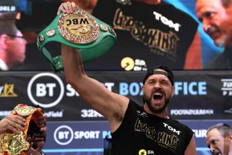 ‘He will get knocked out – that’s a promise’ – Tyson Fury defies dad’s advice and vows to KO Whyte..