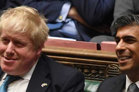 Bruised Rishi Sunak is safe in his job until at least the autumn, says Boris Johnson
