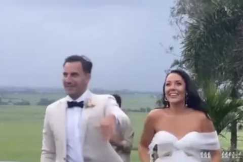Married At First Sight Davina Rankin marries fiancé Jaxon Manuel in stunning ceremony after on-air..
