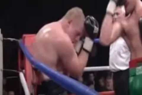 Watch Tyson Fury punch HIMSELF in the face with same brutal uppercut that floored Dillian Whyte in..