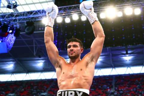 Tommy Fury incredibly predicted brother Tyson’s sixth-round win over Dillian Whyte before..