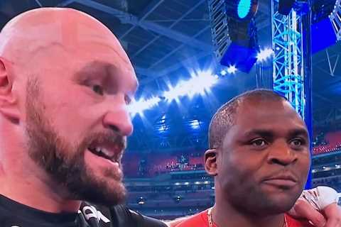 ESPN forced to apologise for X-rated Tyson Fury and Francis Ngannou interview after expletives and..