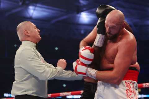 Tyson Fury accuses Dillian Whyte of CHEATING by ‘doing a Wladimir Klitschko’ after elbowing and..