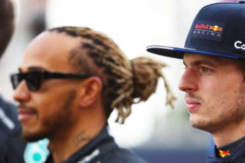 Max Verstappen’s dad admits he ‘enjoyed’ seeing his son lap Lewis Hamilton ‘after everything that..