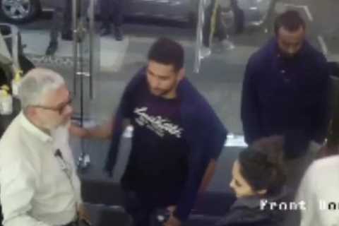 New CCTV footage shows brave restaurant staff help Amir Khan and wife Faryal as boxer robbed of..