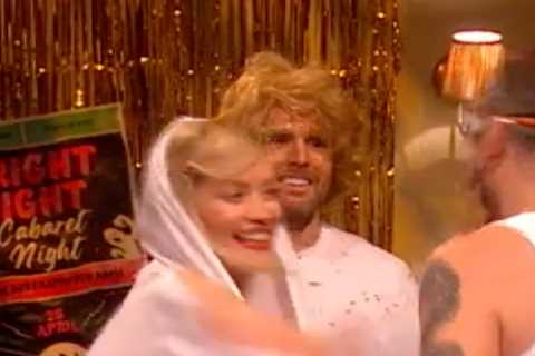 Horrified Emily Atack left open-mouthed as Laura Whitmore SLAPS Will Mellor on Celebrity Juice