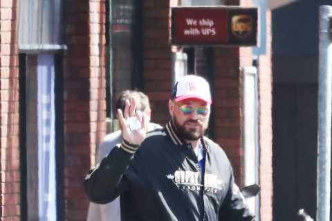 Tyson Fury takes stroll through Wilmslow as Gypsy King enjoys retirement after Dillian Whyte fight