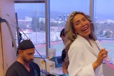 Teen Mom Farrah Abraham shocks fans with video of plastic surgeon injecting a NEEDLE in her bare bum