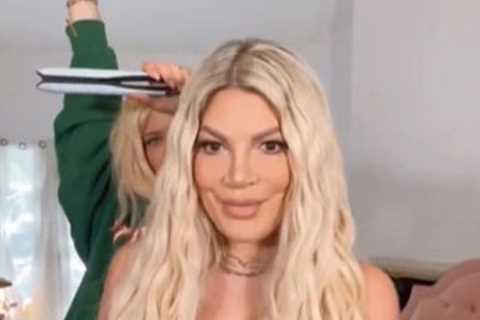 Tori Spelling fans shocked as they claim star has ‘so much work done on her face’ in unrecognizable ..