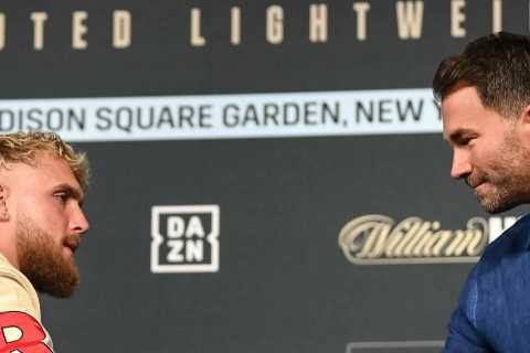 Eddie Hearn reveals he could make Jake Paul spar Tony Bellew in reworked bet for Katie Taylor’s win ..