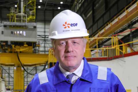 Boris Johnson vows to slash energy bills by building nuclear reactor every year