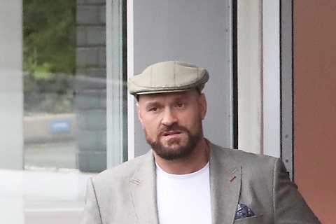 Tyson Fury spotted at Cheshire dealership swapping £250,000 Ferrari for fully electric £140,000..