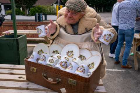 Win a set of dodgy Queen’s jubilee crockery which would make Rodney Trotter proud