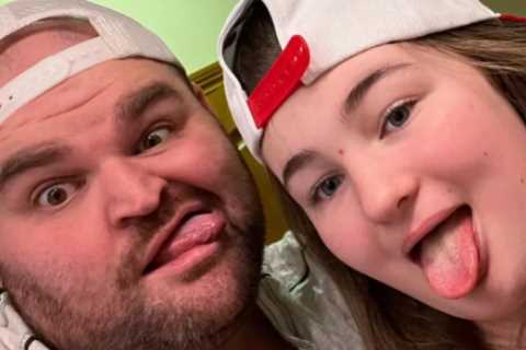 Teen Mom Amber Portwood &amp; Gary Shirley’s daughter Leah, 13, looks all grown up as she &amp; dad ..