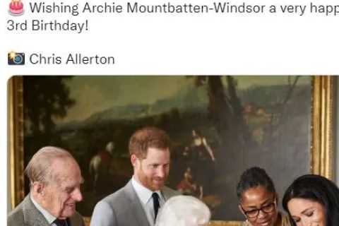 Queen, Kate Middleton and Prince William wish Archie a ‘very happy’ third birthday with sweet..