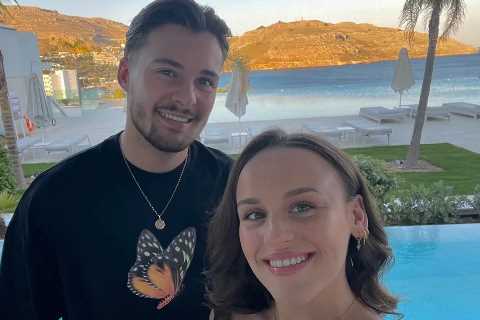 Coronation Street’s Ellie Leach looks nothing like her character Faye Windass on romantic holiday..