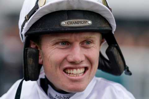 Injured jockey Josh Moore showing ‘signs of improvement’ but still in critical care in hospital