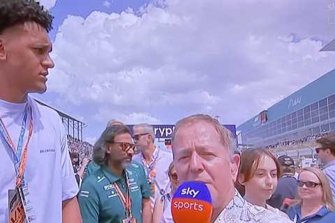 ‘Can’t breathe for laughing’ – Brundle’s HILARIOUS Miami F1 gridwalk from Beckham to DJ Khaled… and ..