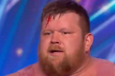 BGT fans slam ‘irresponsible’ show after act is left covered in blood after dangerous stunts