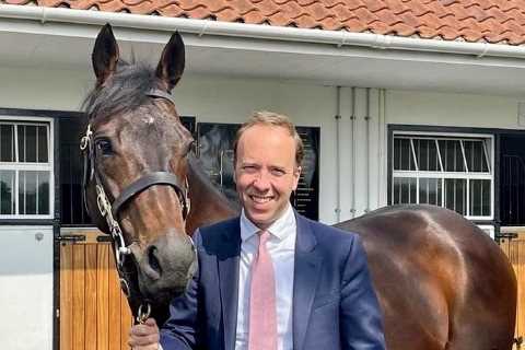 Matt Hancock lives up to reputation by visiting stud farm