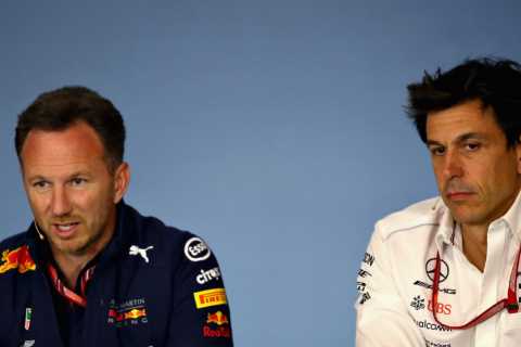 ‘It will boil over’ – Horner fears Red Bull rivalry with Mercedes will be repeated with Ferrari as..