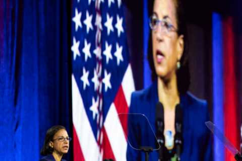 Susan Rice, a White House adviser, tests positive for the coronavirus.