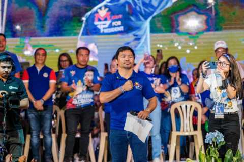 Manny Pacquiao, 43, linked with sensational boxing comeback after losing Philippines presidential..