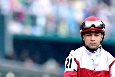 ‘Mad’ Kentucky Derby winner Rich Strike BITES man and horse in shocking post-race footage